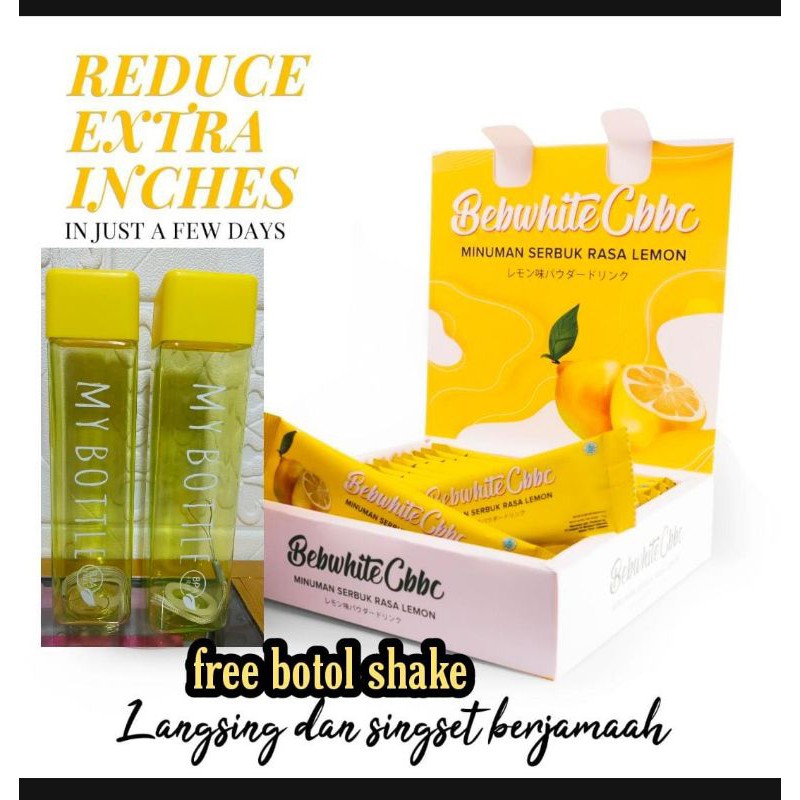 FIBER BEBWHITE C- PELANGSING FIBER-PELANGSING BBC-FIBER LEMON-FREE BOTOL MINUM