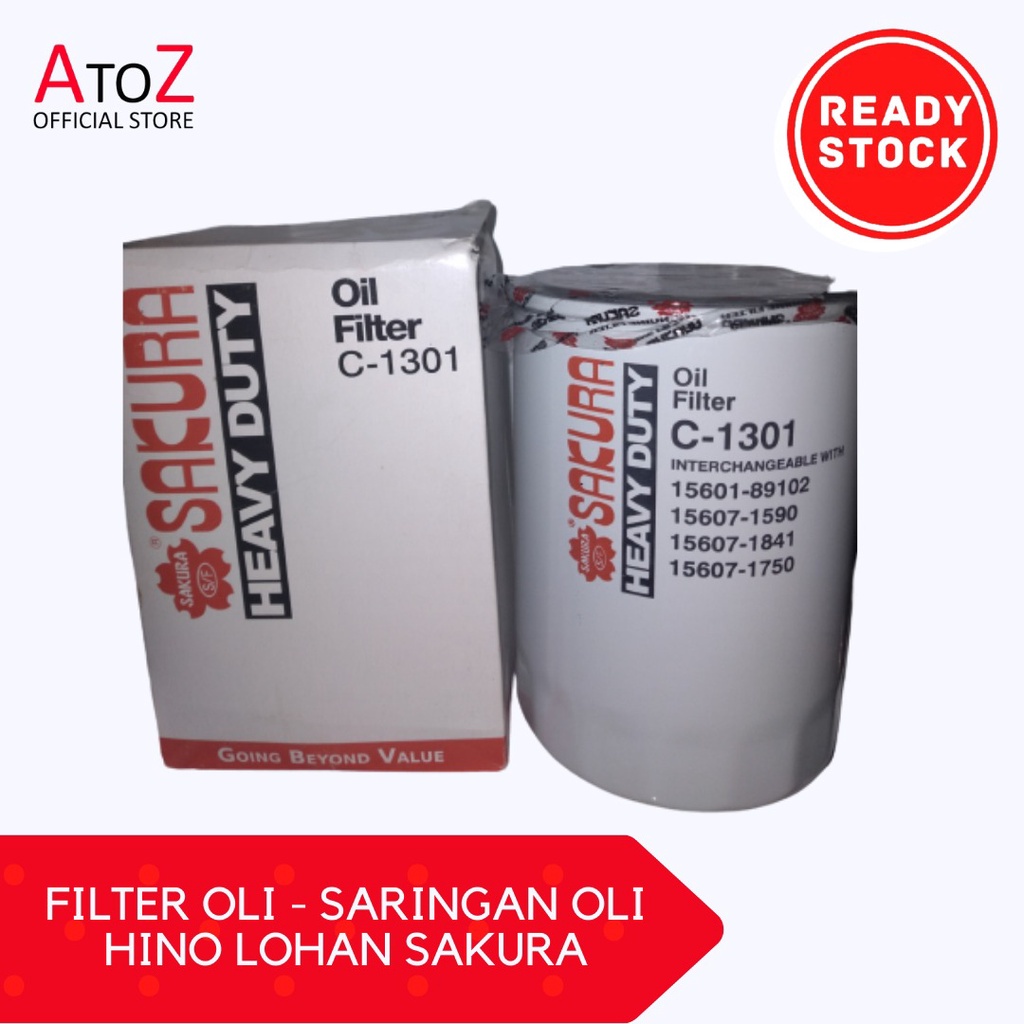 FILTER OLI HINO LOHAN SAKURA - SARINGAN OLI HINO LOHAN - FILTER OIL
