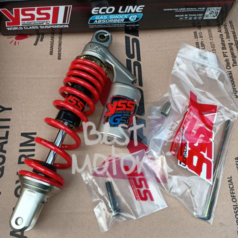 Shockbreaker Tabung Atas Asli YSS Gsix 300mm - 330mm Mio Vario Beat Scoopy dll