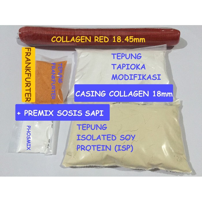 

New Arrival - Casing Sosis Red Dan Tepung Bumbu Frankfurter Daging Sapi