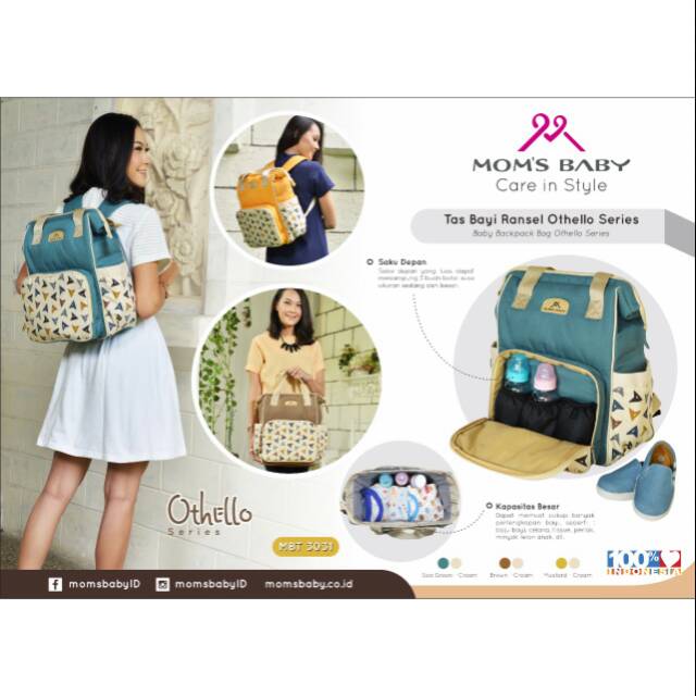 Tas ransel moms baby mbt 3031