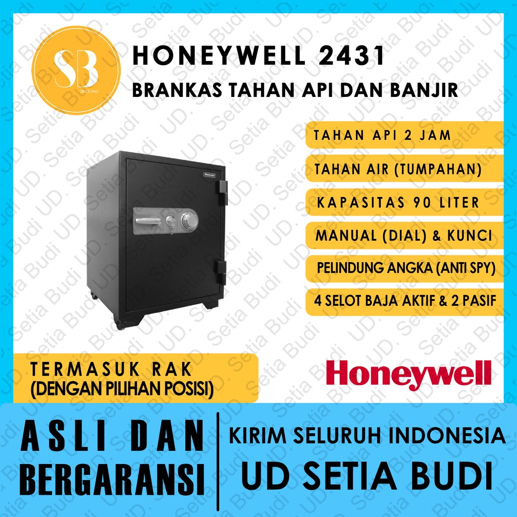 Brankas Honeywell 2431 Asli dan Bergaransi