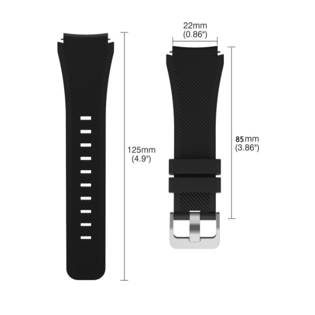 Tali Jam 22mm Watch Strap Spinnaker Quick Release - Rubber SIlikon