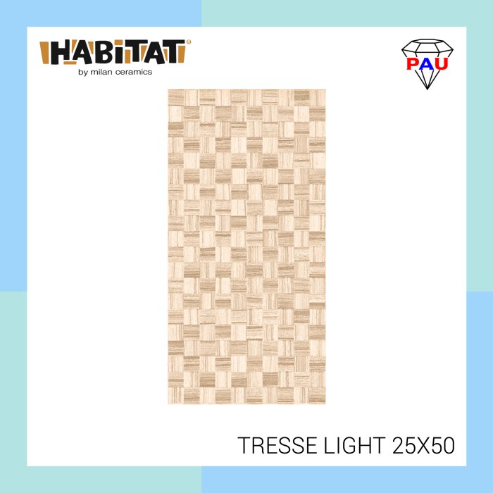 Keramik Dinding HABITAT TRESSE LIGHT 25x50