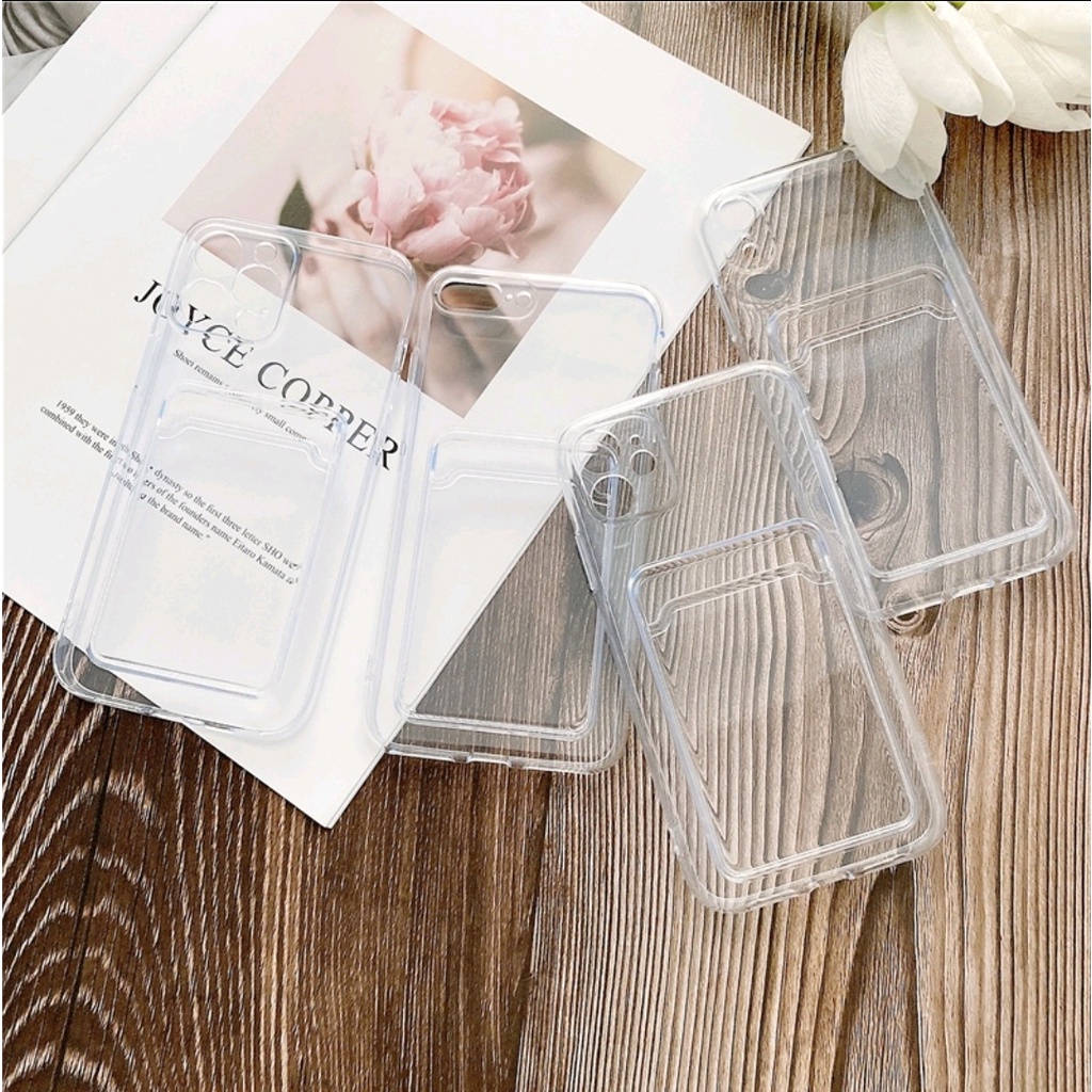 CLEAR CAMERA PROTECTION Kamera CARD Holder Kartu iphone 6 6s 6+ 6s+ 7 8 7+ 8+ SE2 X XR XS MAX 11 12 13 14 PRO MAX 12 MINI 14 Plus Case Cover Casing