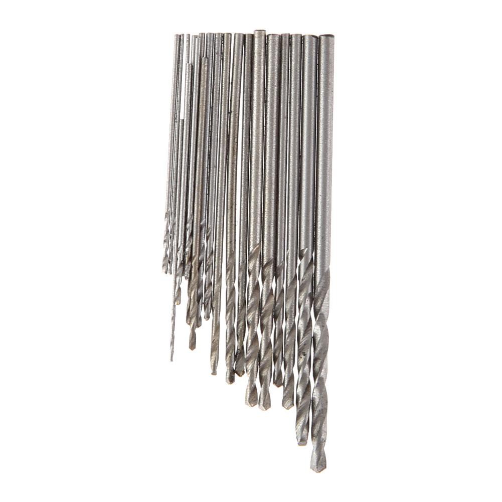 20x MICROBOX Tiny Micro HSS Twist Drill Bit Set 0.3mm-1.6mm Model Craft w/ Astarit.id♫♬