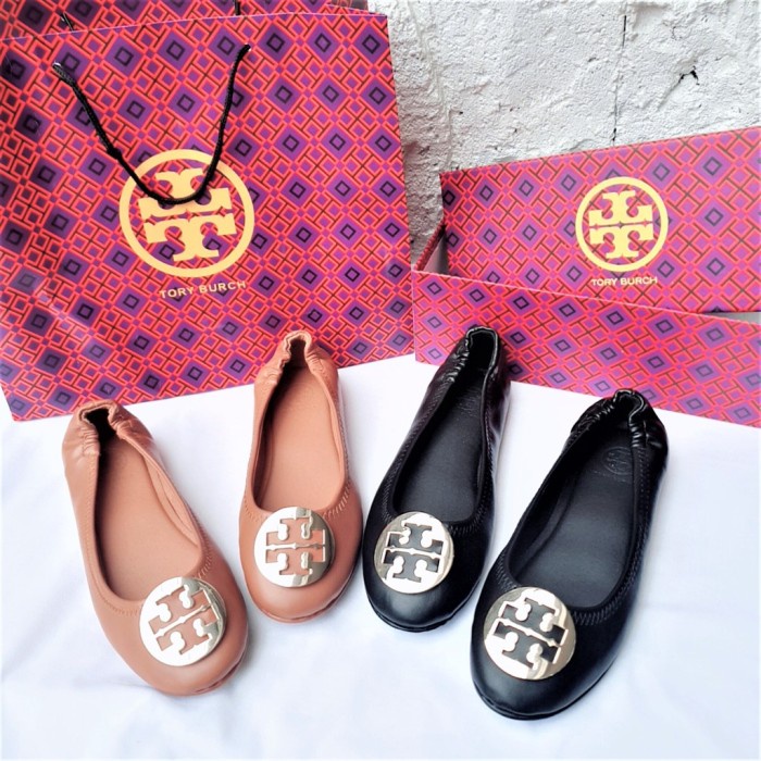 

READY COD flatshoes Tory Burch Ballerina with Paperbag TERLARIS