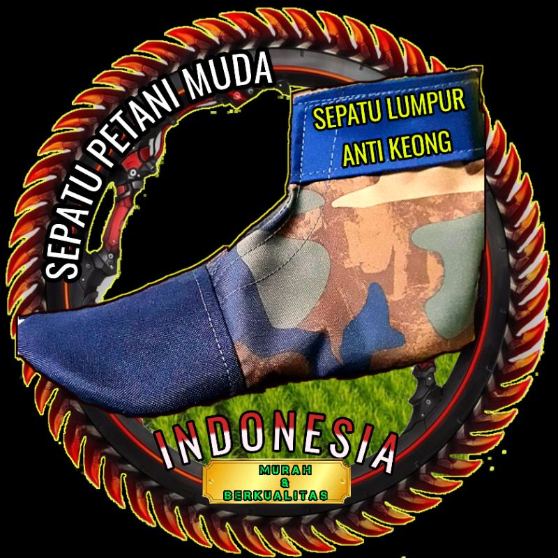 sepatu lumpur sepatu sawah petani sepatu mancing safety boot (grosir termurah)