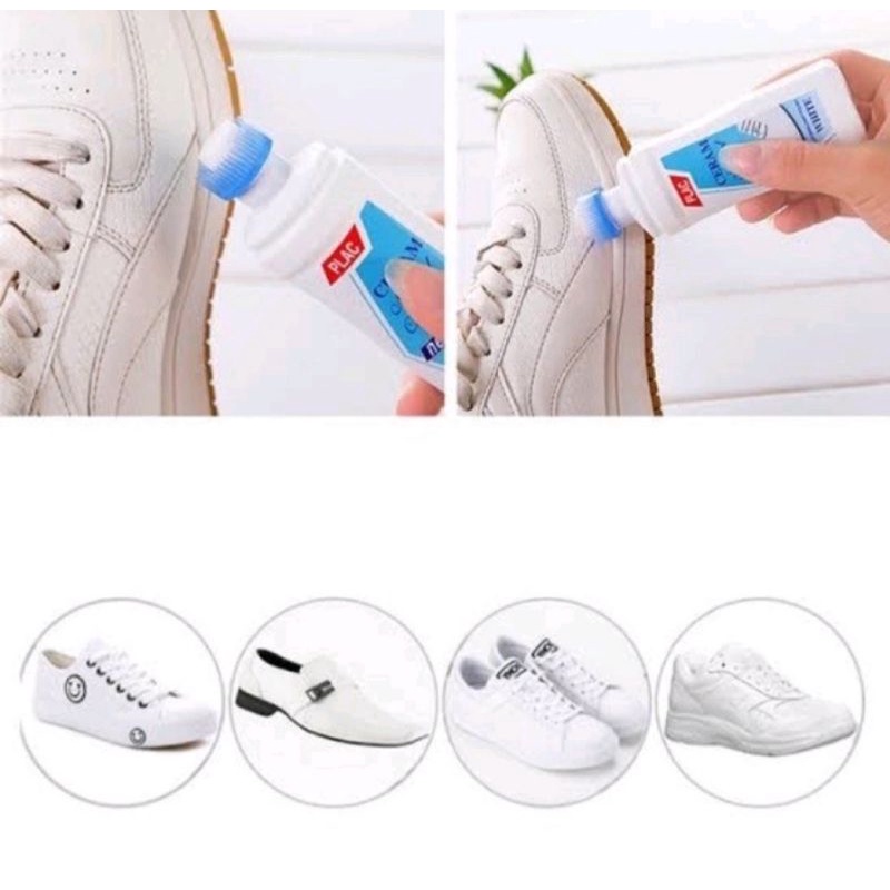 TERMURAH GROSIR shoes cleaner / semir sepatu putih / pembersih perawatan sneakers boots / pembersih sepatu