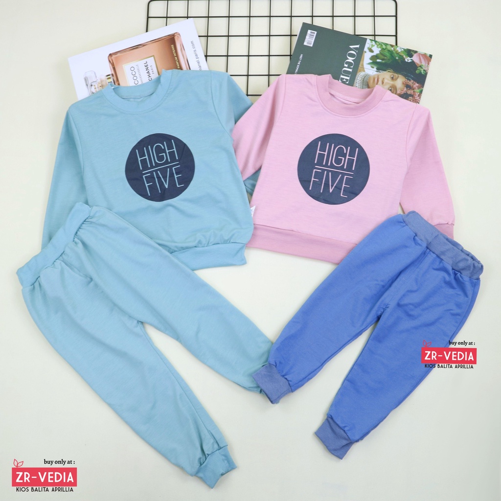 Set Ye Joon uk Bayi - 4 Tahun / Setelan Anak Gaya Korea Kualitas Import Balita Laki Perempuan Sweater Jogger Korean Style ZR Vedia