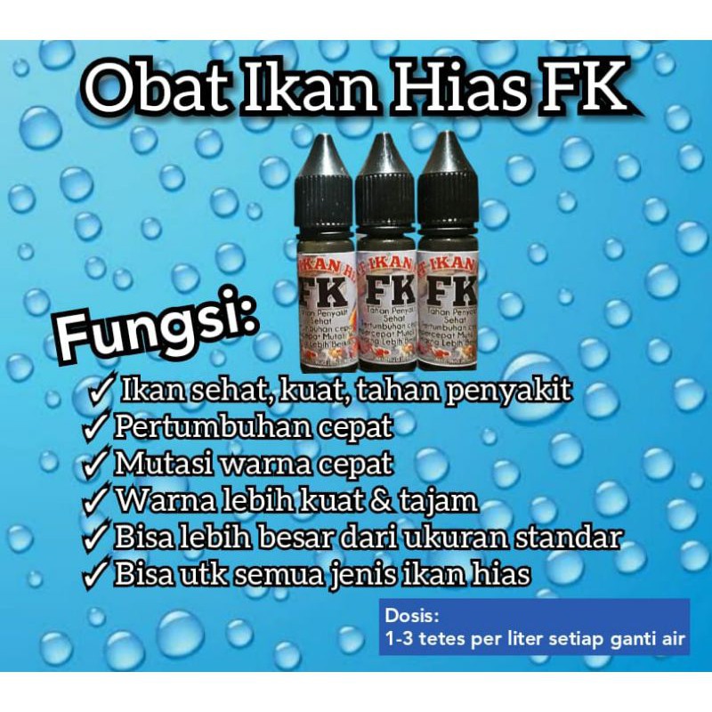 Obat Ikan Hias Arwana Sehat, Kuat, Tahan Penyakit Bisa untuk Semua Jenis Ikan Hias - Produk Abah FK