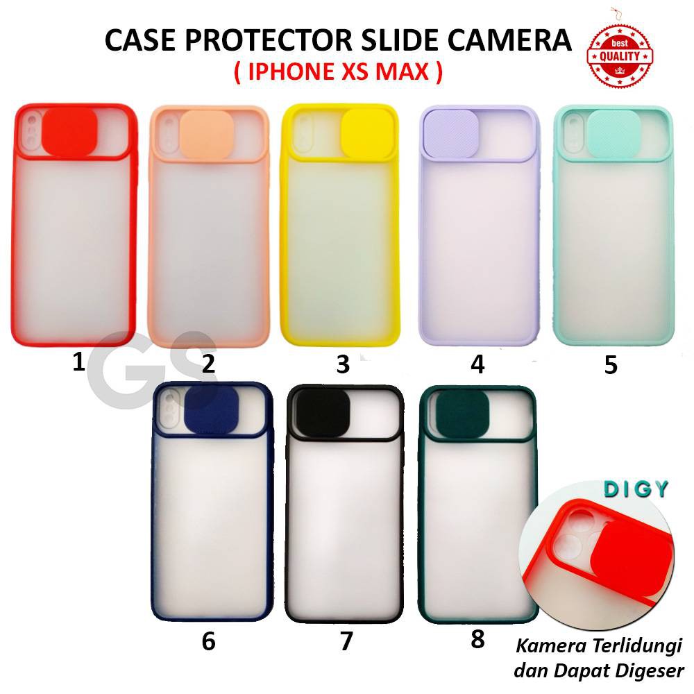 Terbaru Murah iPhone 6 7 8  XS Max  XR XS X CASING SLIDE CAMERA PROTECTION LENS COVER