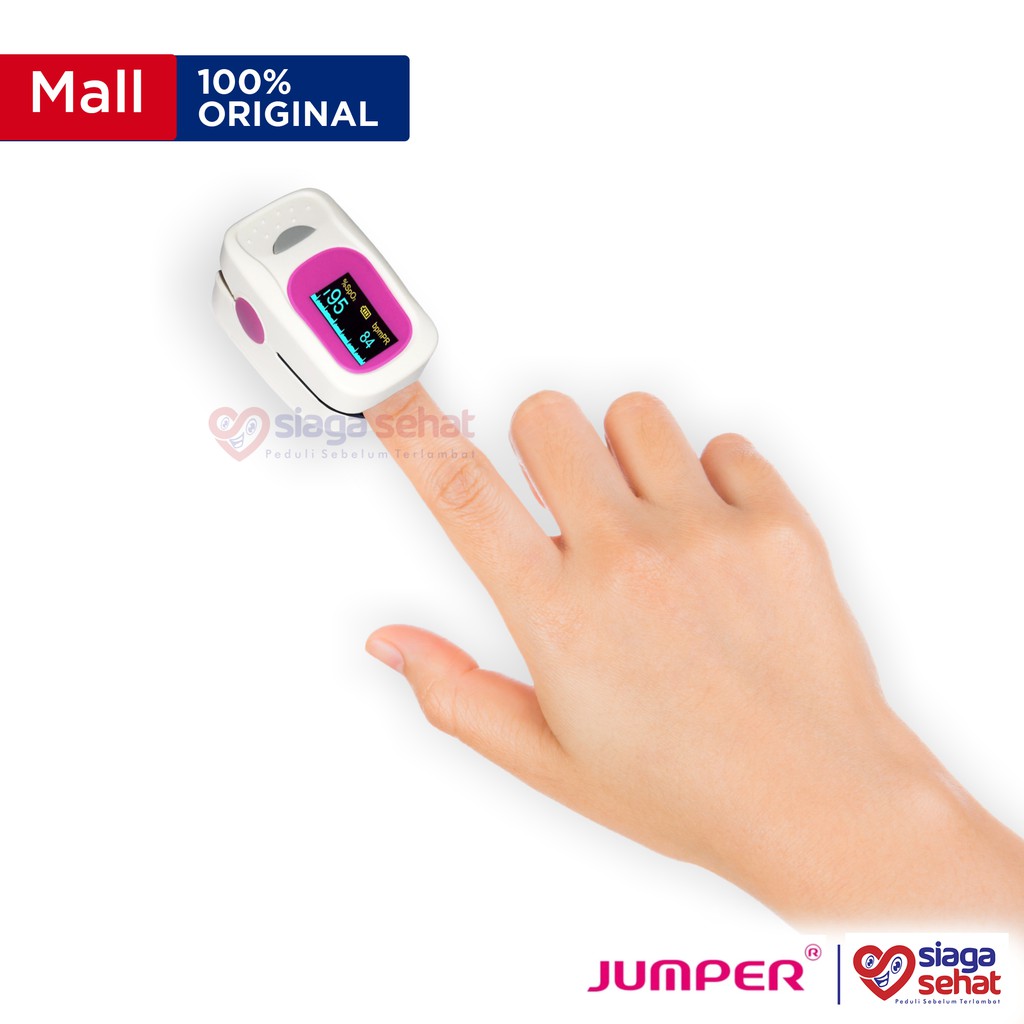 Oximeter - Jumper Fingertip Pengukur Kadar Oksigen 500A