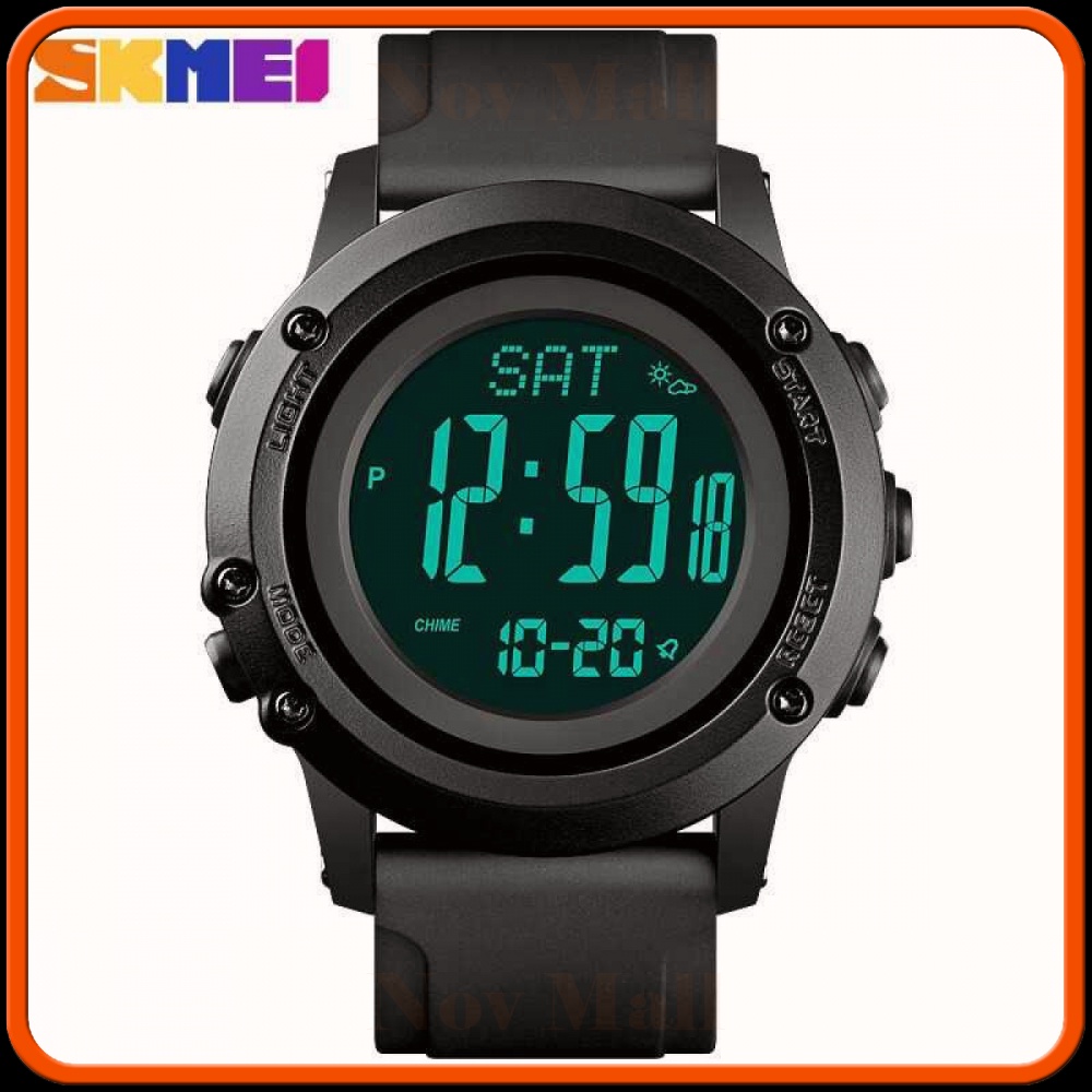 SKMEI Jam Tangan Digital Pria Pedometer Compass - 1793