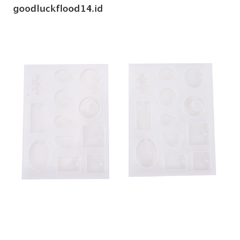 [OOID] DIY Silicone Mold Resin Jewelry Making Mould Epoxy Pendant Craft Mould ID