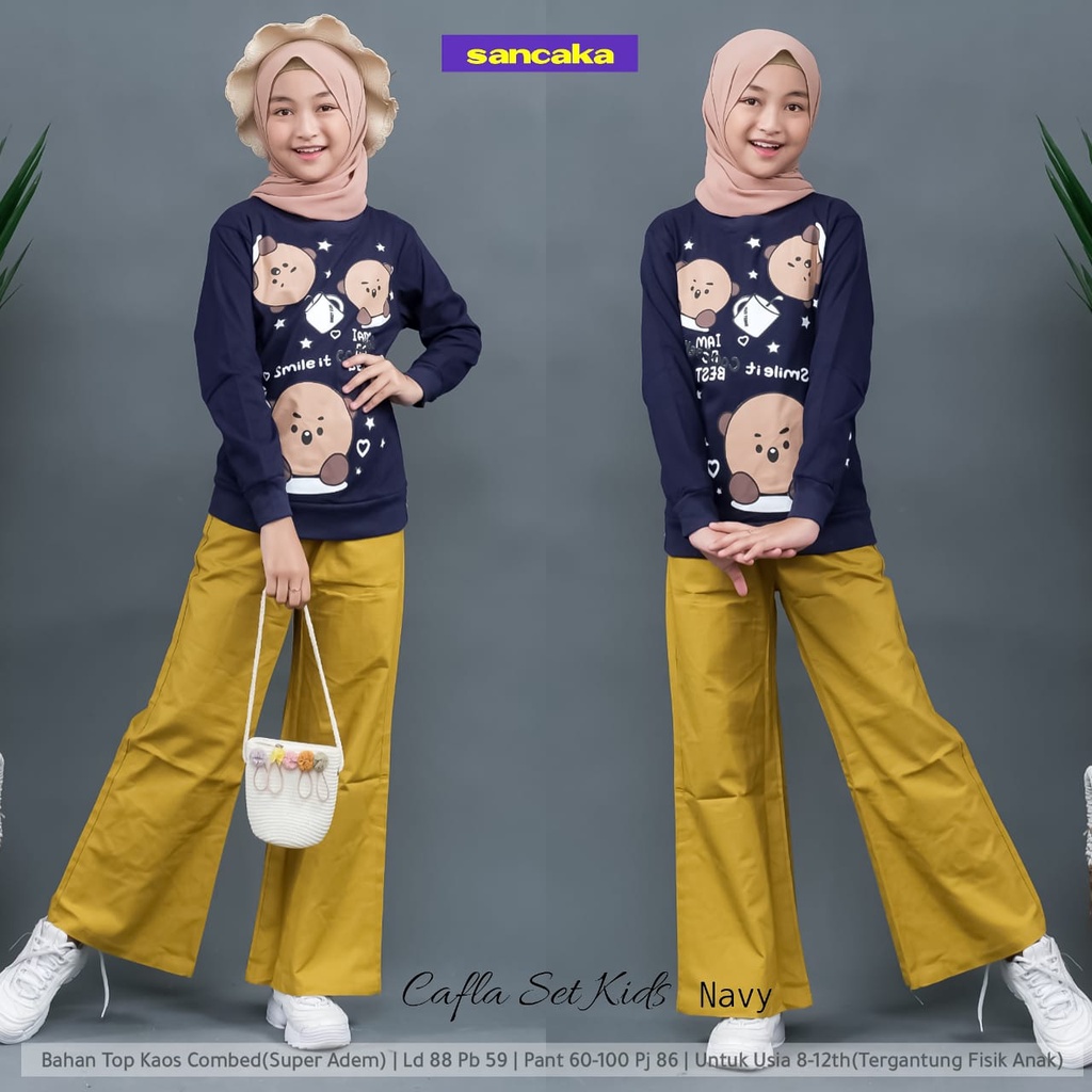 Busana Wanita  CAFLA SET KIDS By SANCAKA FASHION