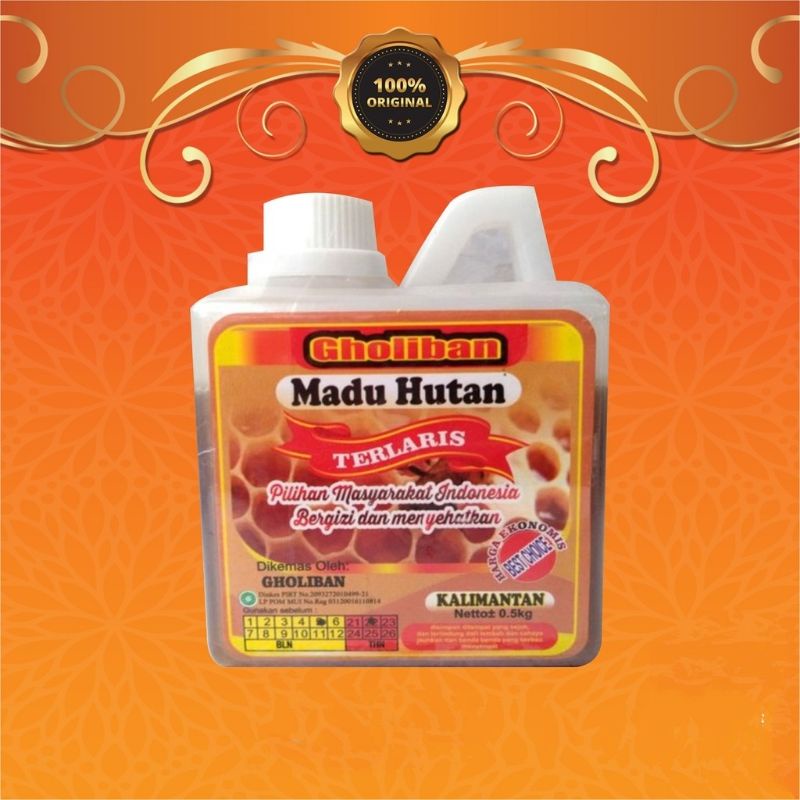 Madu Hutan Kalimantan Gholiban 500gram - Madu Hutan Goliban