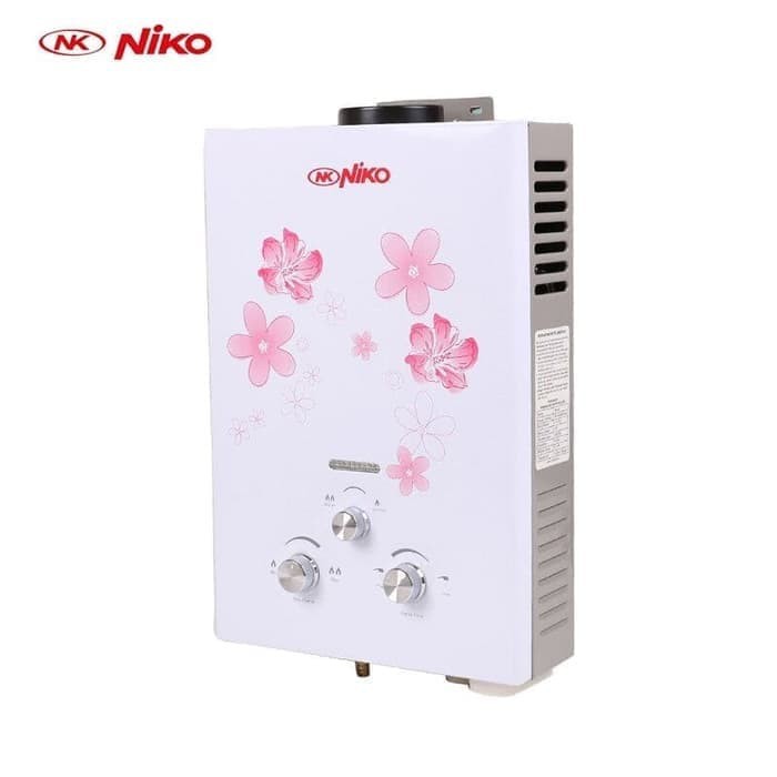 NIKO Gas Water Heater 6 Liter Pemanas Air NK 6LN 6L Warna Putih