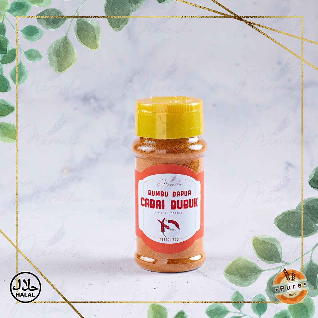 

Mamiku CABAI BUBUK/CABE BUBUK/CHILI POWDER Bumbu Dapur netto 50gr