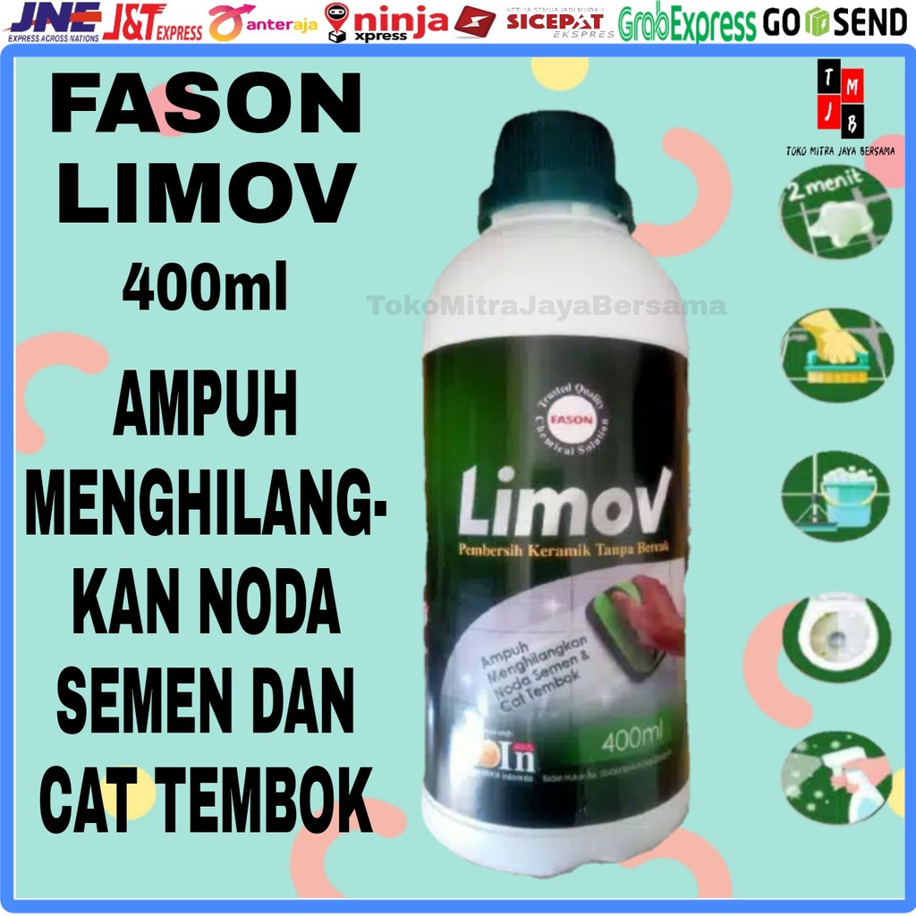 PEMBERSIH KERAMIK UNTUK NODA SEMEN DAN CAT FASON LIMOV 400 ML