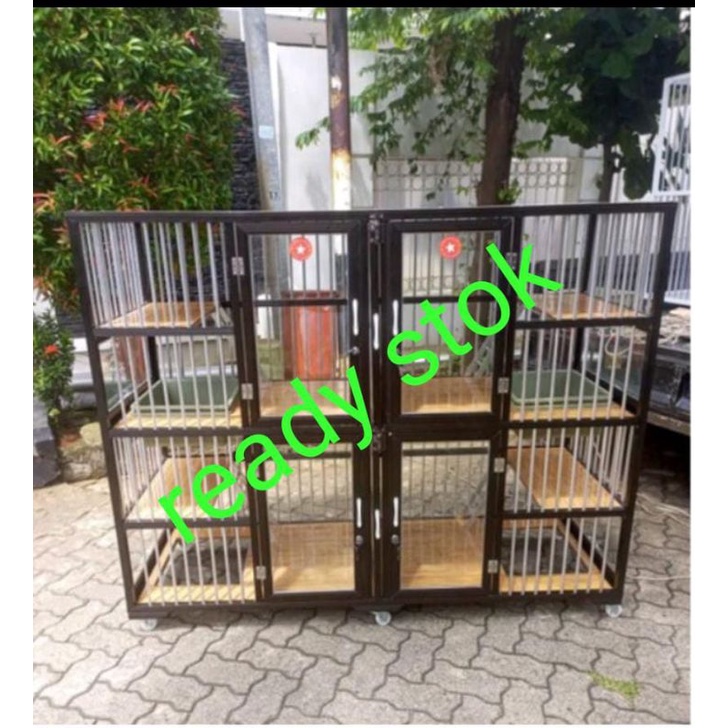 Kandang Kucing Alumunium 4 Kamar