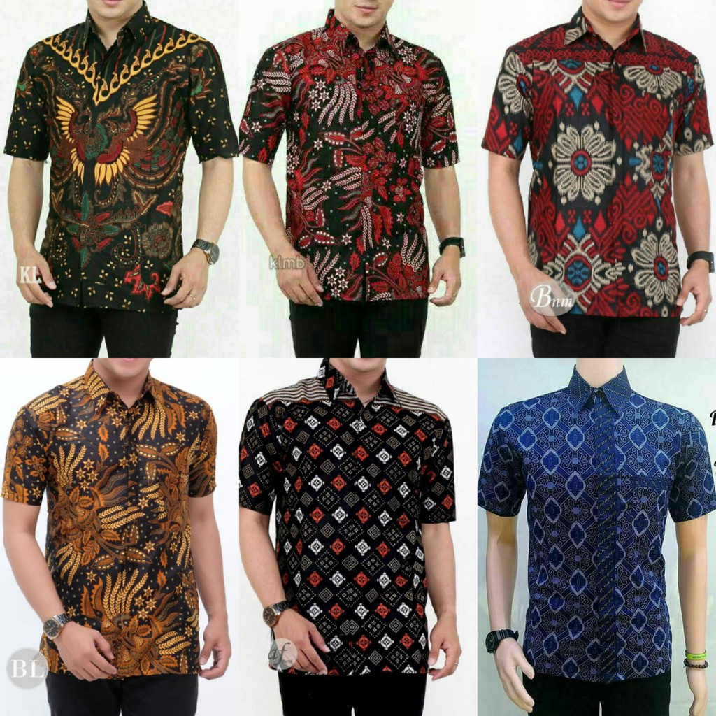 BATIK PRIA LENGAN PANJANG MOTIF ANYARAN KEMEJA BATIK KANTORAN TERSEDIA UKURAN M L XL XXL