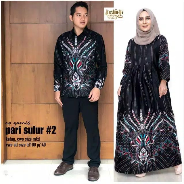 Gamis Batik Manggar,padi,sekar,cantik,kubis,kipas,daun,kupu,gendis / Gamis Couple / Gamis Syari