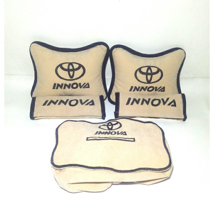 Bantal mobil Innova headrest mobil aksesoris mobil