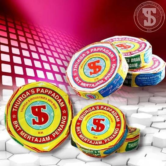 

[COD] ThurgaS Pappadam 100gr / Kerupuk khas India / papadum [COD]