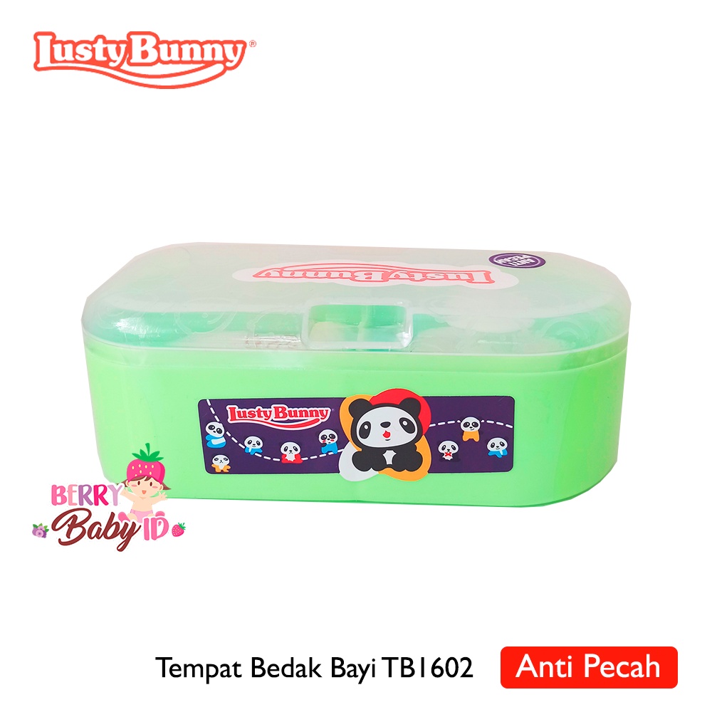 Lusty Bunny Tempat Bedak Bayi Kapsul Anti Pecah TB1602 Berry Mart