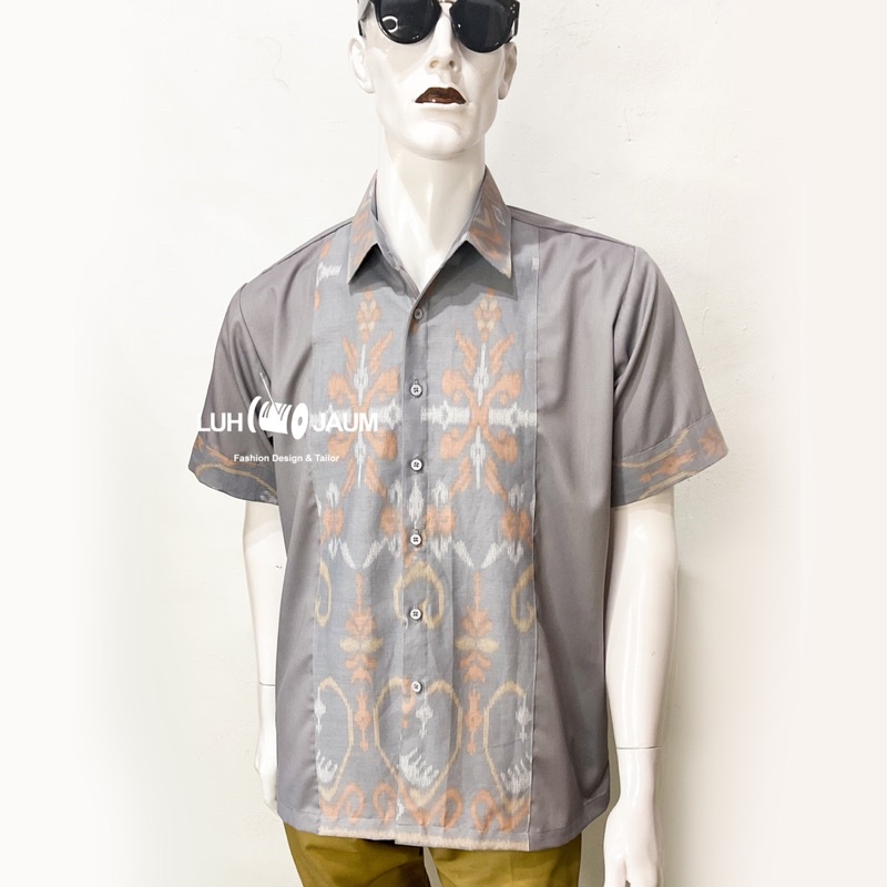 Kemeja Endek Katun // Luh Jaum Bali