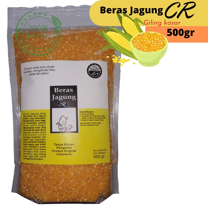 

540ffiepp Beras Jagung Jimmy Hantu/Nasi Jagung 500Gr 244Q40112