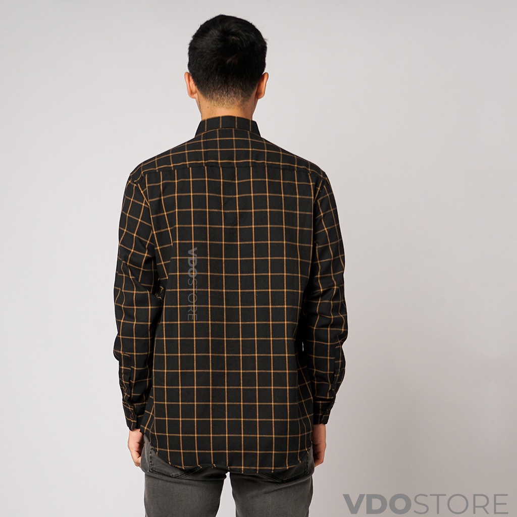 KEMEJA FLANEL PRIA 11 BLACK TIGER - M L XL - KEMEJA LENGAN PANJANG VDOSTORE DEWASA BAJU FLANNEL TANGAN PANJANG HITAM NAVY ABU MOTIF KEMEJA COWOK MURAH DEWASA SANTAI TEBAL KUALITAS IMPORT BAJU CATUR PANEL FANEL