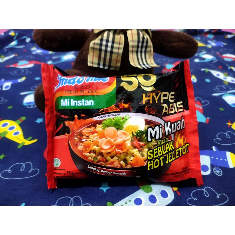 

Indomie HYPE ABIS Mie Instan Kuah Rasa Seblak Hot Jelotot