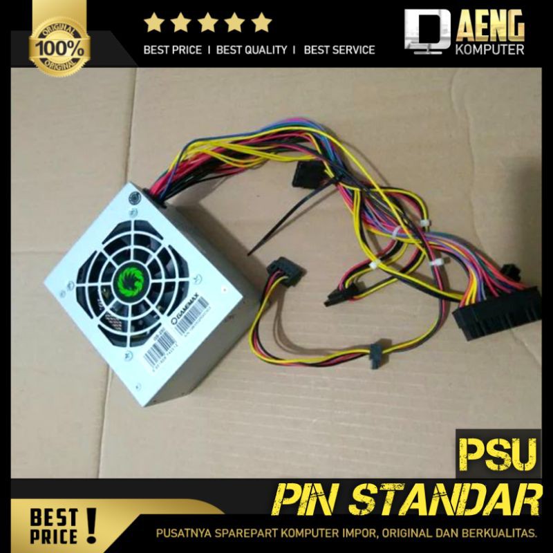 Jual Psu Power Supply Power Suplay Pc Pin Standar Ukuran Dimensi Kecil Original Murah Shopee