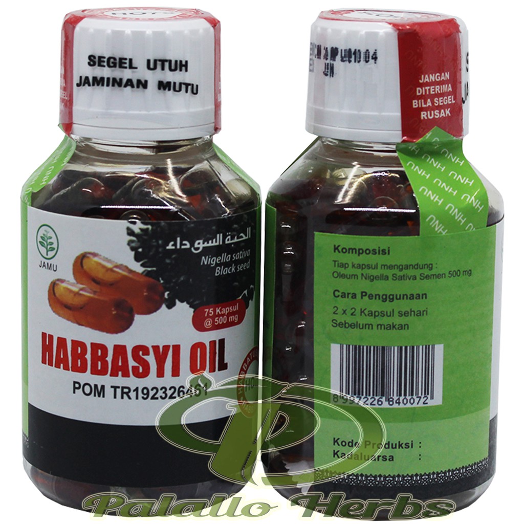 Habbasyi Oil isi 75 Kapsul Minyak Jinten Hitam HNU Niaga Utama