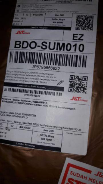 Kain Batik Solo Motif Secangkir Kopi Joss Jogja Warna Dasar Hitam