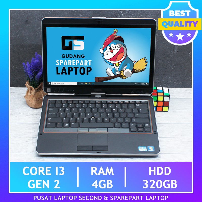 Dell  XT3  Intel Core i3 RAM 4GB 320GB Laptop Bekas Murah Notebook Second Terbaik
