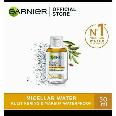 garnier micellar water oil infused