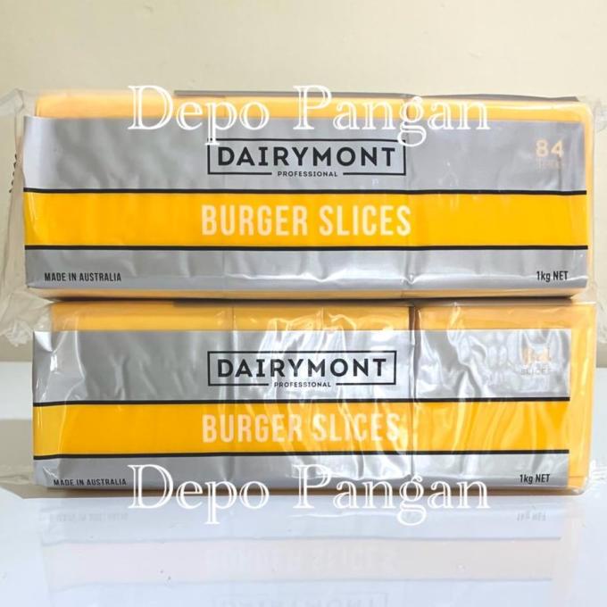 

BISA BAYAR DITEMPAT DAIRYMONT RED CHEDDAR 1 KG / KEJU BURGER SLICE / RED BURGER SLICE