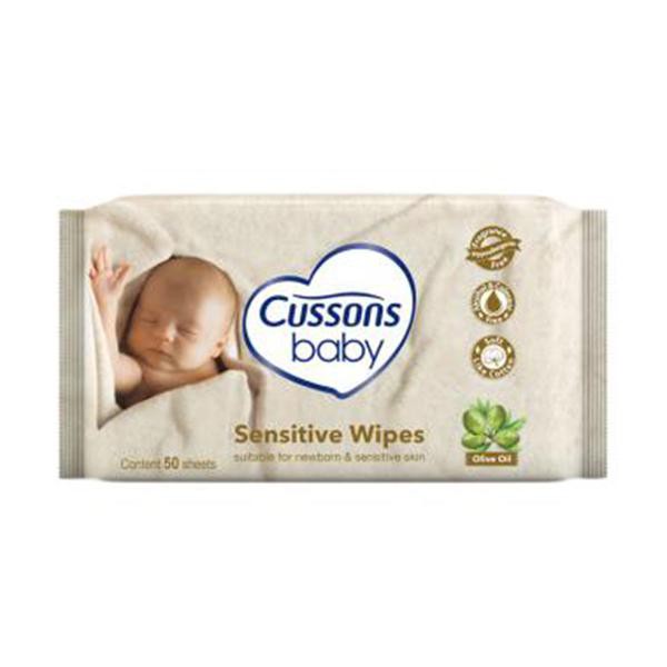 Cussons Baby Wipes 50's