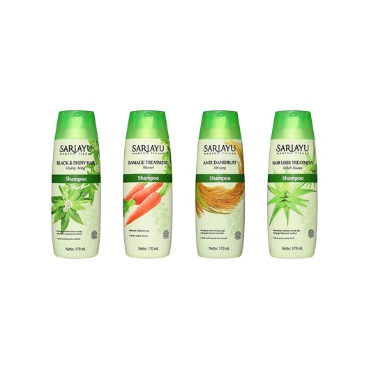 ★ BB ★ Sariayu Treatment Shampoo 170ml - Lidah Buaya - Urang Aring - Wortel - Merang - Sari Ayu