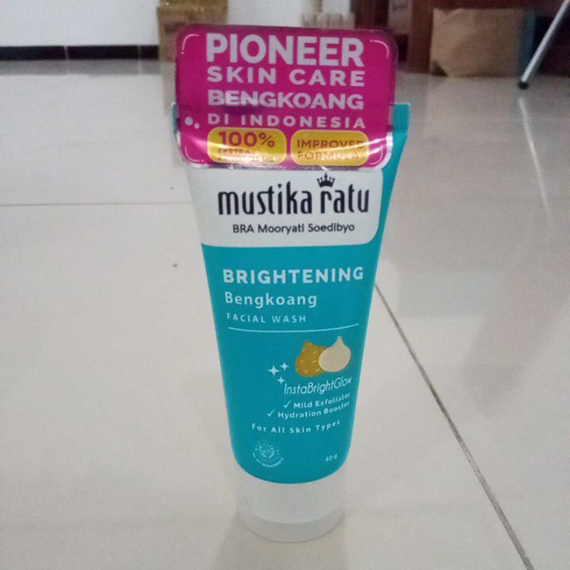 Mustika Ratu Brightening Bengkoang facial wash 40g