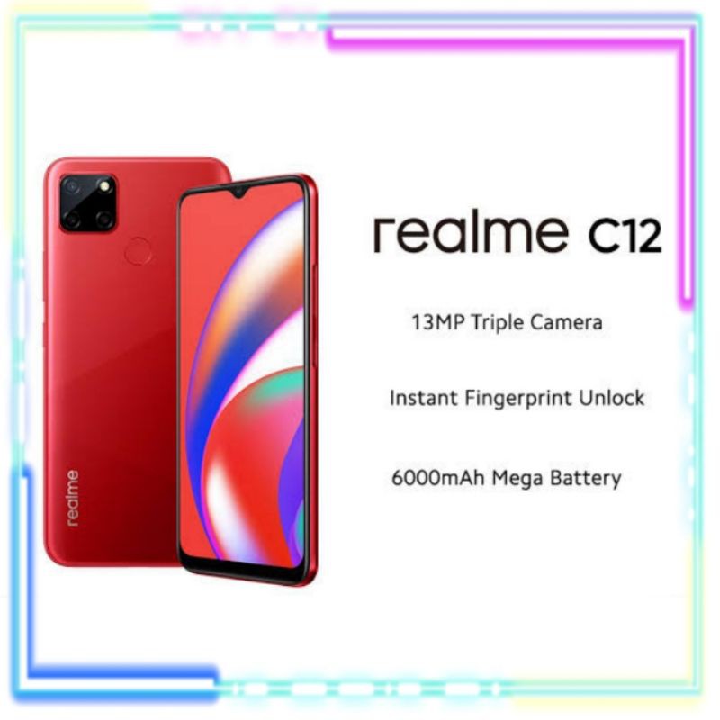 REALME C12 3/32 NEW GARANSI RESMI REALME