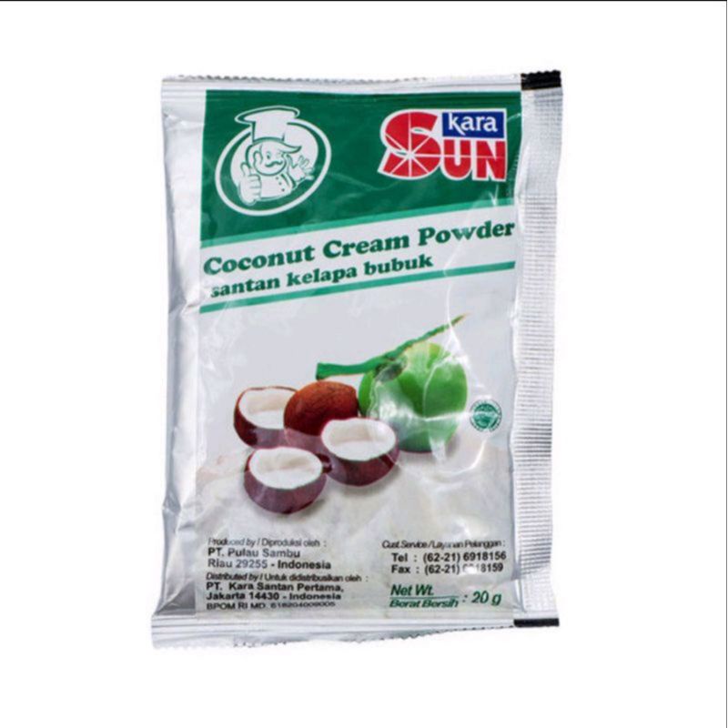 

sunkara coconut powder/santan kara bubuk 20g(10pcs)