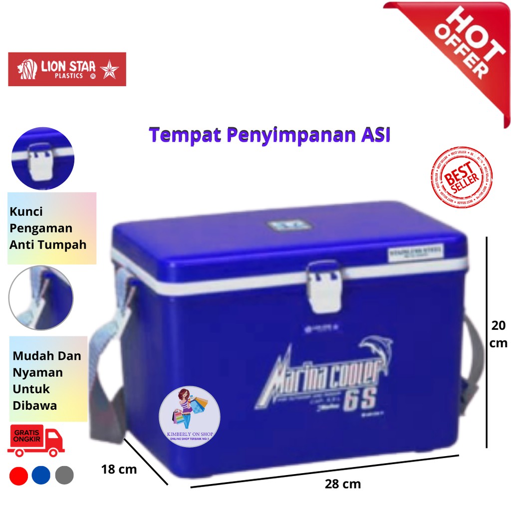 Kimberlyonshop Tempat Penyimpanan ASI 5.5 Liter Lion Star