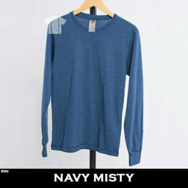 KAOS POLOS NAVY MISTY