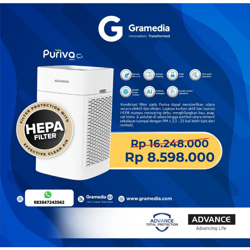 Air purifier advance c1