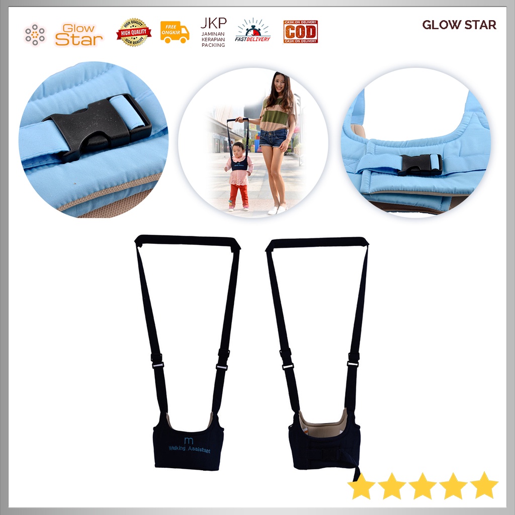 Alat Bantu Jalan Bayi Walking Assistant Baby - Deep Blue