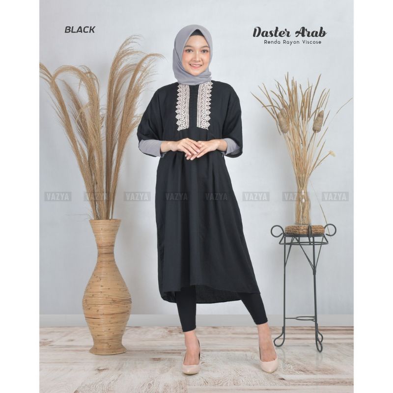 Daster Arab Renda Rayon Viscose